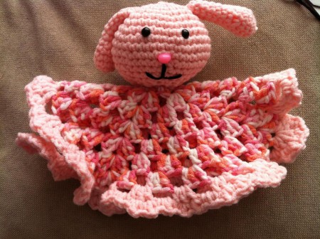 lief knuffeldoekje gehaakt 